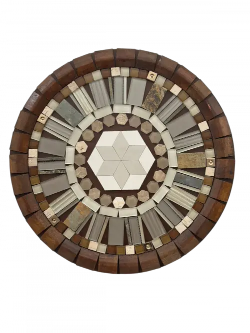 Mandala Pedras Mosaico