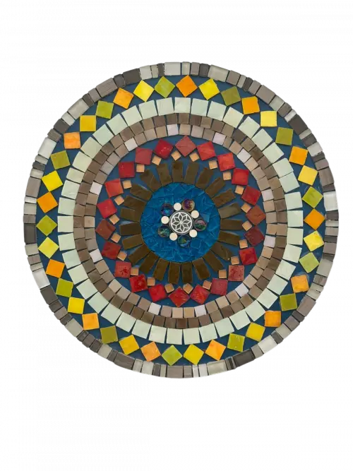 Mandala Colorida Mosaico