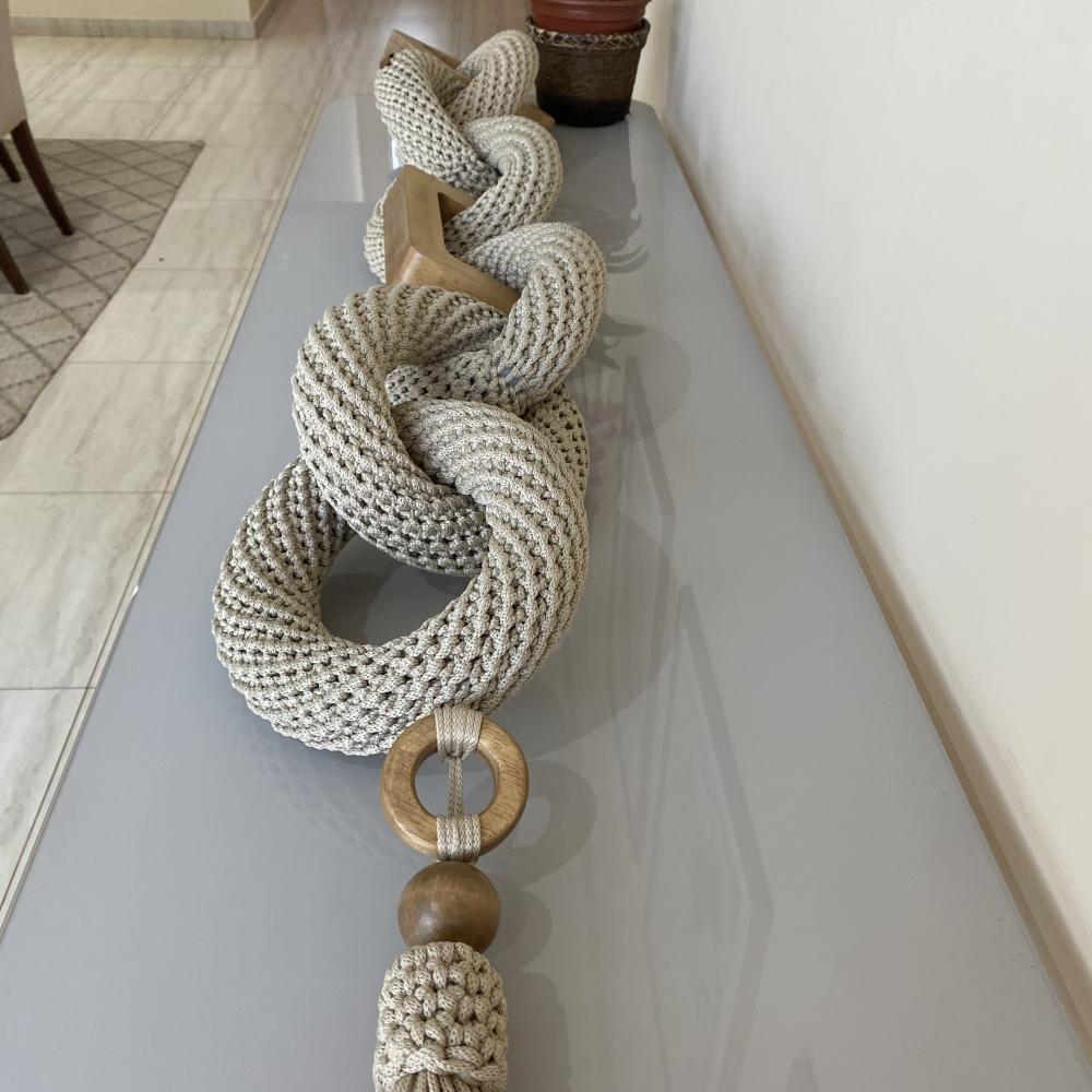 Colar de Mesa de Crochê Decorativo