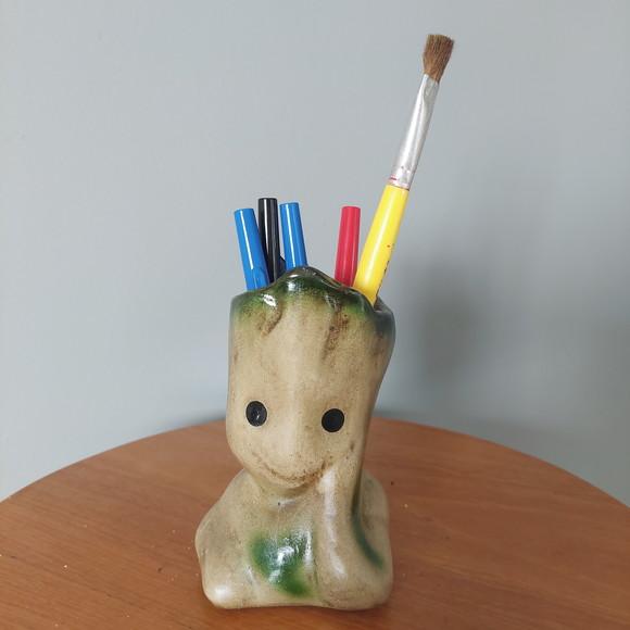Vaso Cachepot Cerâmica Groot para Suculentas Cactos