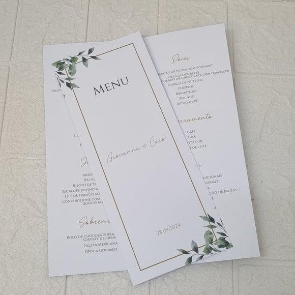 Menu Cardápio