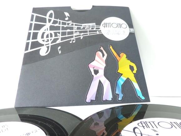 Convite Vinil Anos 70 Music