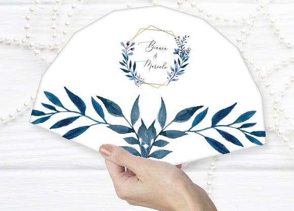50 Unids. Leque Personalizado