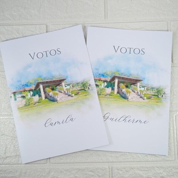 Capa de Votos para Noivos e Noivas