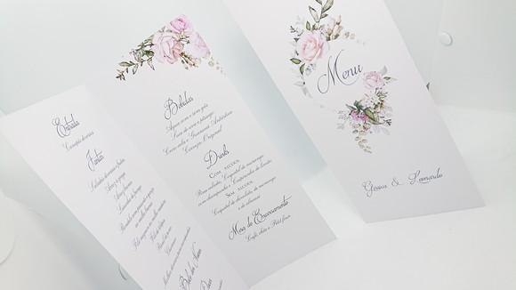 Menu para Buffet Casamento
