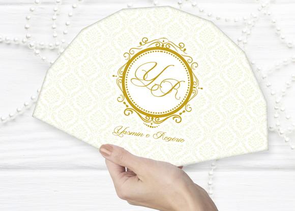 Leque Ventarola para Casamento