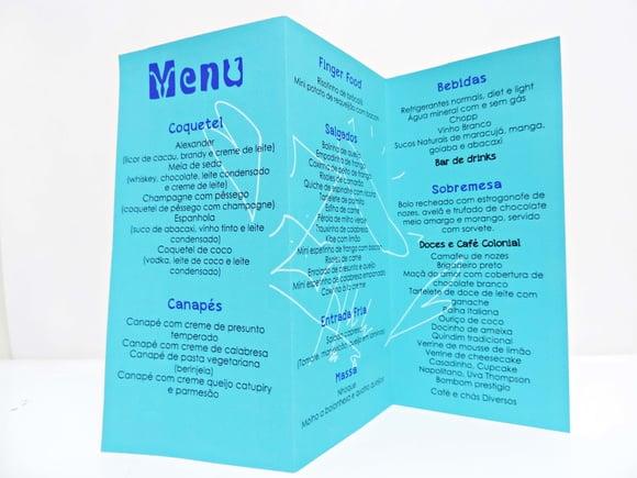 Menu Cardápio