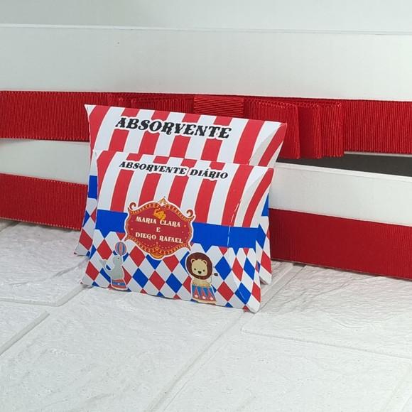 Duas Bandejas e Kit Toalete Tema Circo Infantil