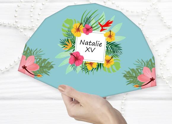 Leque de Papel para Casamento