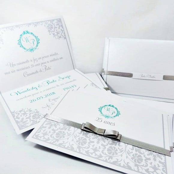 Convite Casamento Clássico
