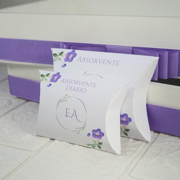 Bandejas com Embalagens para Kit Toalete Lilás