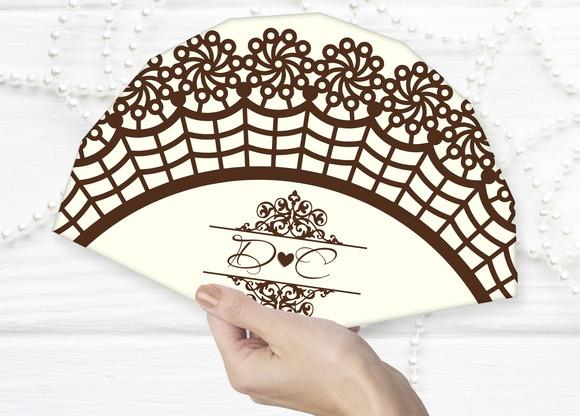 Leque Ventarola para Casamento