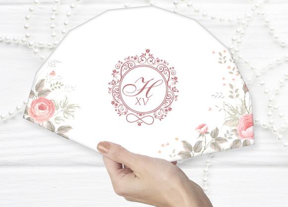 Leque Personalizado Para Casamento