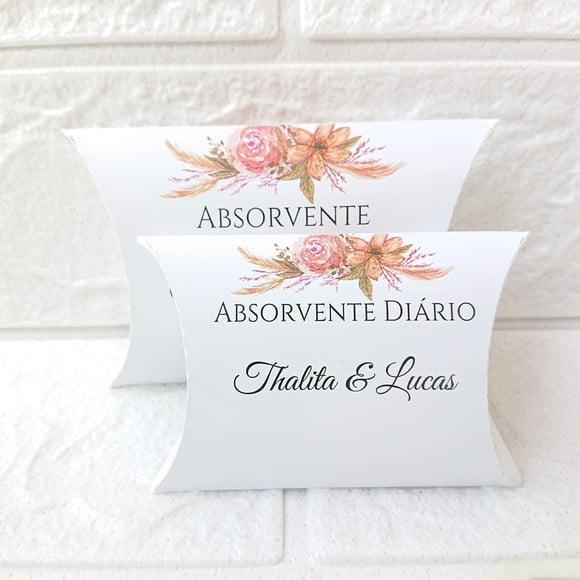 Kit Toalete Feminino e Masculino Floral Terracota