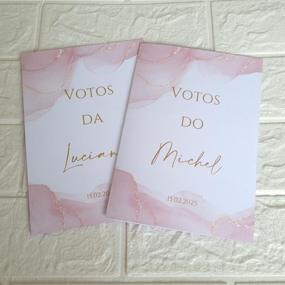 Capa de Votos para Noivos e Noivas
