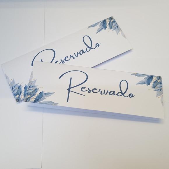 Reservado de Mesa para Casamento Azul