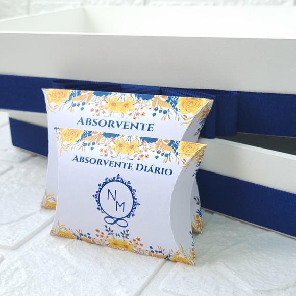 Duas Bandejas e Kit Toalete Amarelo e Azul