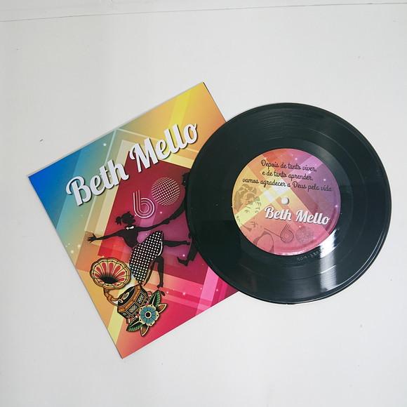 Convite Vinil Década 60