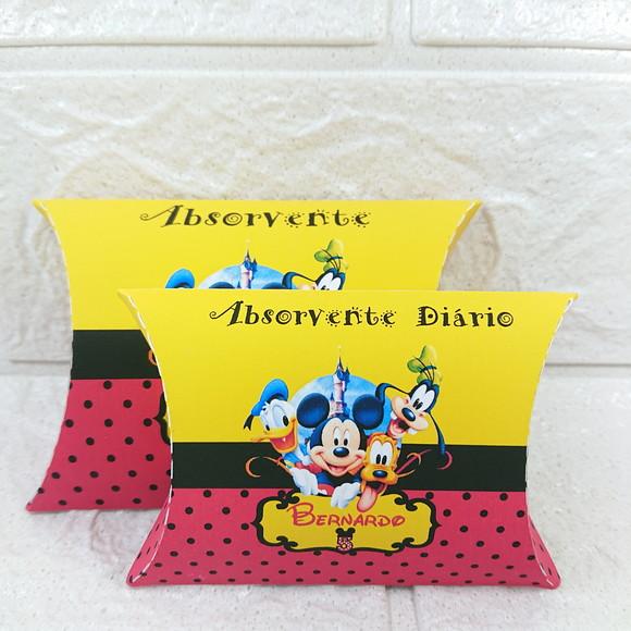Embalagens para Kit Toalete Turma do Mickey Infantil
