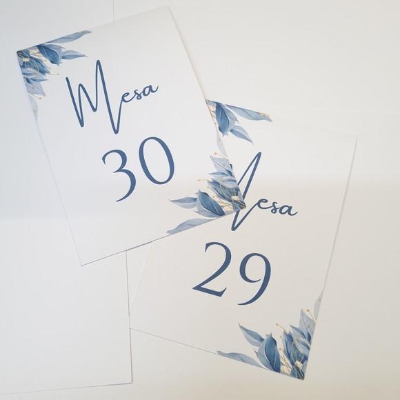 Numeração de Mesa para Casamento