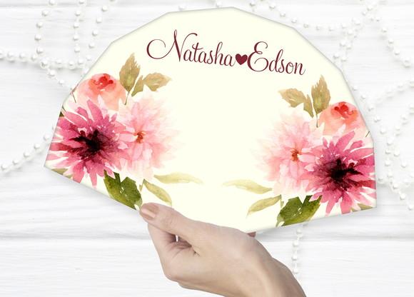 Leque para Casamento