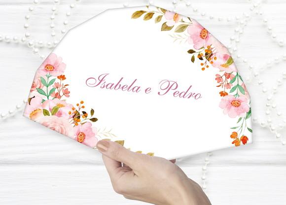 Leque para Festas Casamento