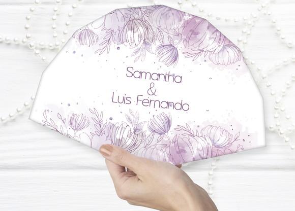 Leque para Casamento