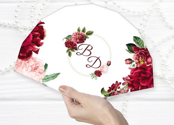 90 Leques de Papel no Casamento