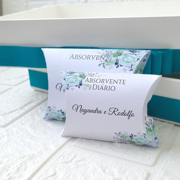 Kit Toalete e Bandejas Floral Verde