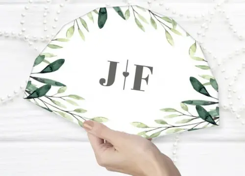 Leque Ventarola para Casamento