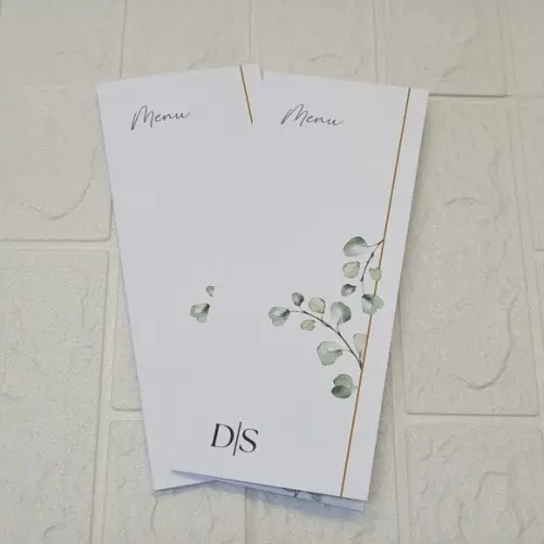 Cardápio Menu Casamento