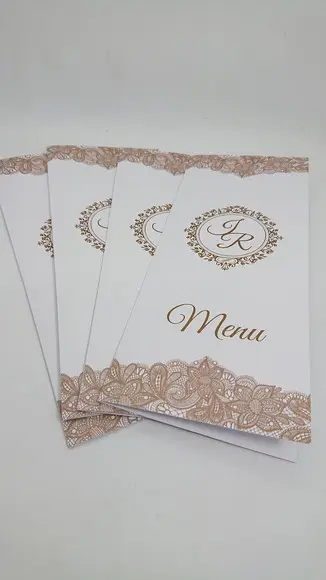 Menu Cardápio Casamento