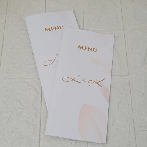 Menu Cardápio Casamento