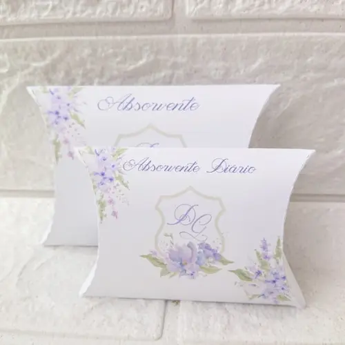 Kit Toalete Feminino Masculino Floral Lavanda
