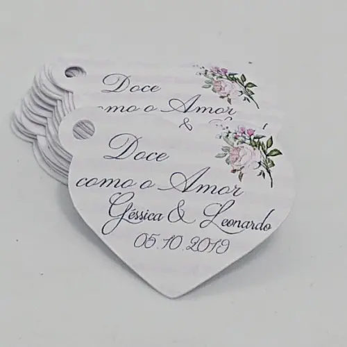Tag para Lembrancinha para Casamento