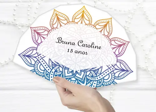 Leque para Festa de 15 Anos