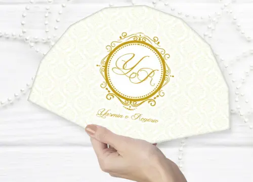 Leque Ventarola para Casamento