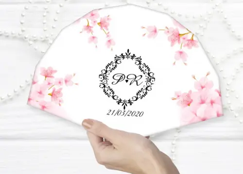 Leque Personalizado para Festas Casamento