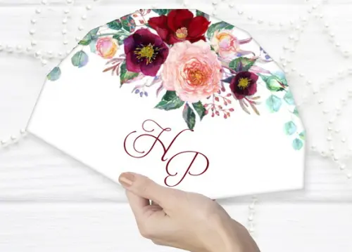 Leque para Casamento