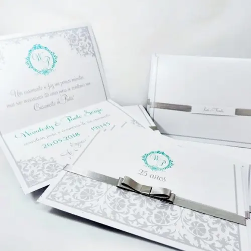 Convite Casamento Clássico