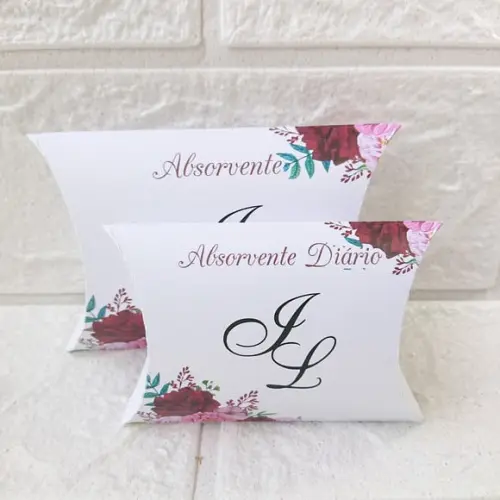 Kit Toillet Floral Marsala