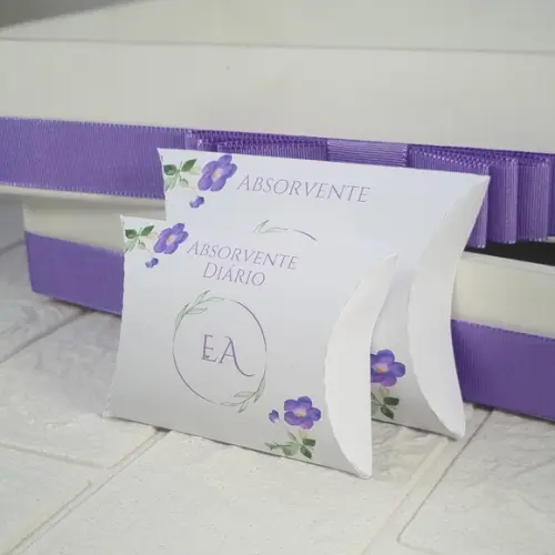 Bandejas com Embalagens para Kit Toalete Lilás