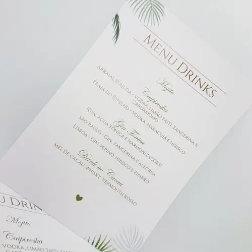 Menu Cartão
