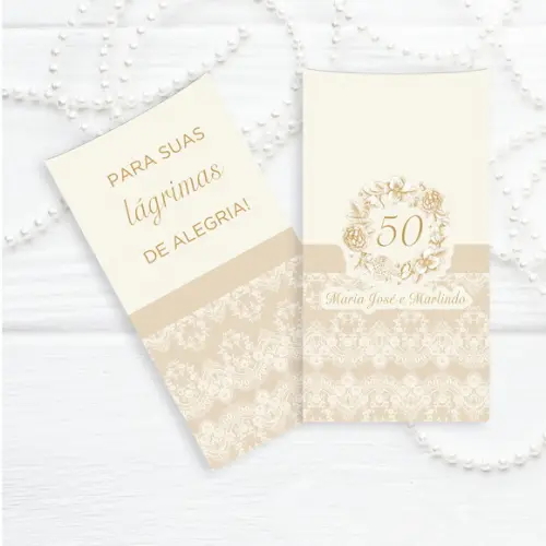 Lenço para lágrimas de alegria Bodas