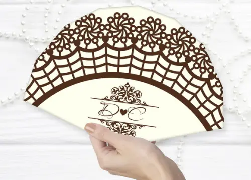 Leque Ventarola para Casamento