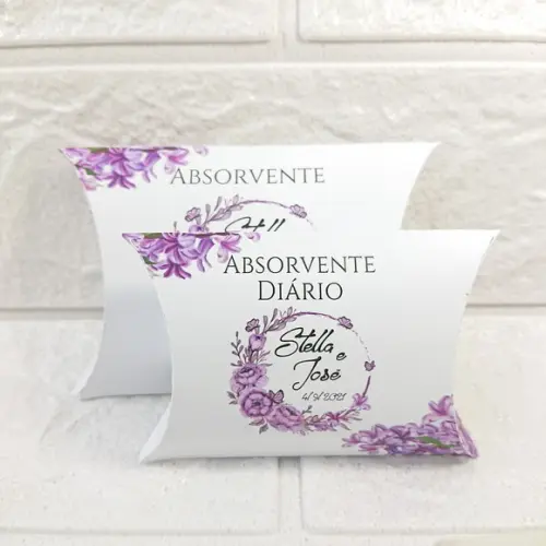 Kit Toalete Floral Lilás, Roxo