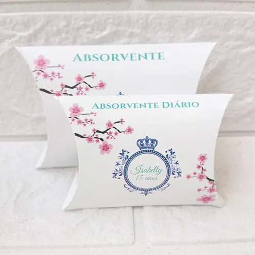 Embalagens para Kit Toalete Sakura 15 Anos