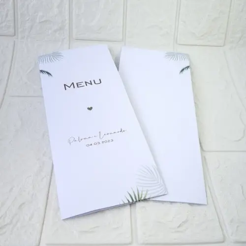 Menu para Casamento Coqueiro