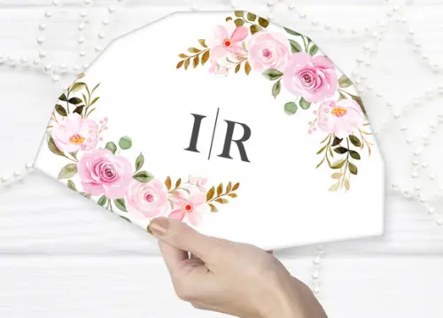 Leque Para Casamento Personalizado