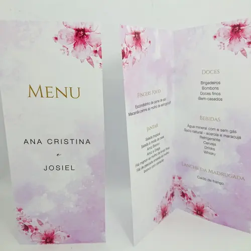 Cardápio Menu Cerejeira Sakura